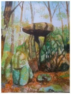 " Ombres Et En Fôret " - - Painting By -