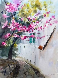 Spring In Cyprus - - Painting By -