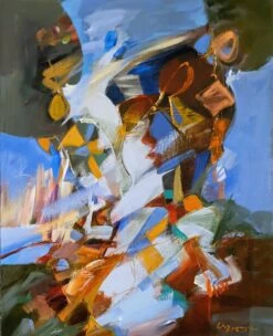 Composition 8 Fragmentation - - Painting By -