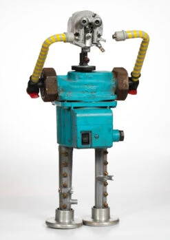 Recycled Robot "Aban" - - Sculpture By -