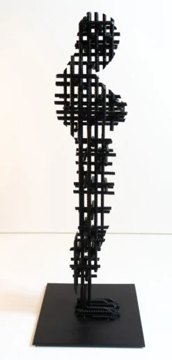 "Industrial Elegance: A Sculpture Of Strength And Depth" - - Sculpture By -