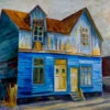 Blaues Haus / Chile - - Painting By - 2 Blaues Haus / Chile - - Painting By - -Cheap Paint Store 16745626 blaugelbhaus 01p artm